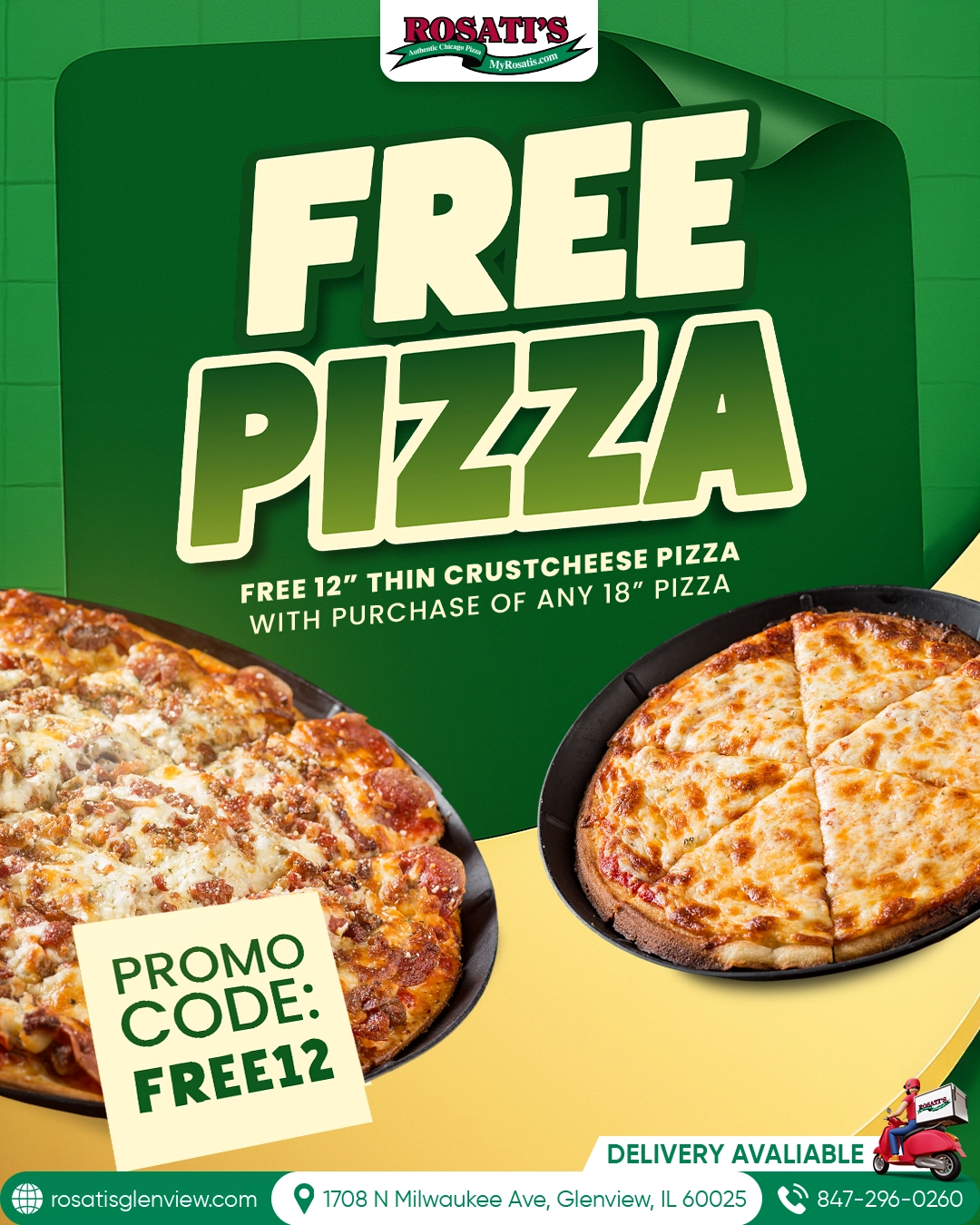 Free pizza